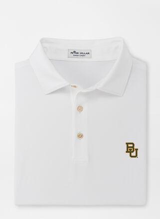 Peter Millar Mens Baylor Solid Performance Jersey Polo | Color: White | Size: XXL Product Image