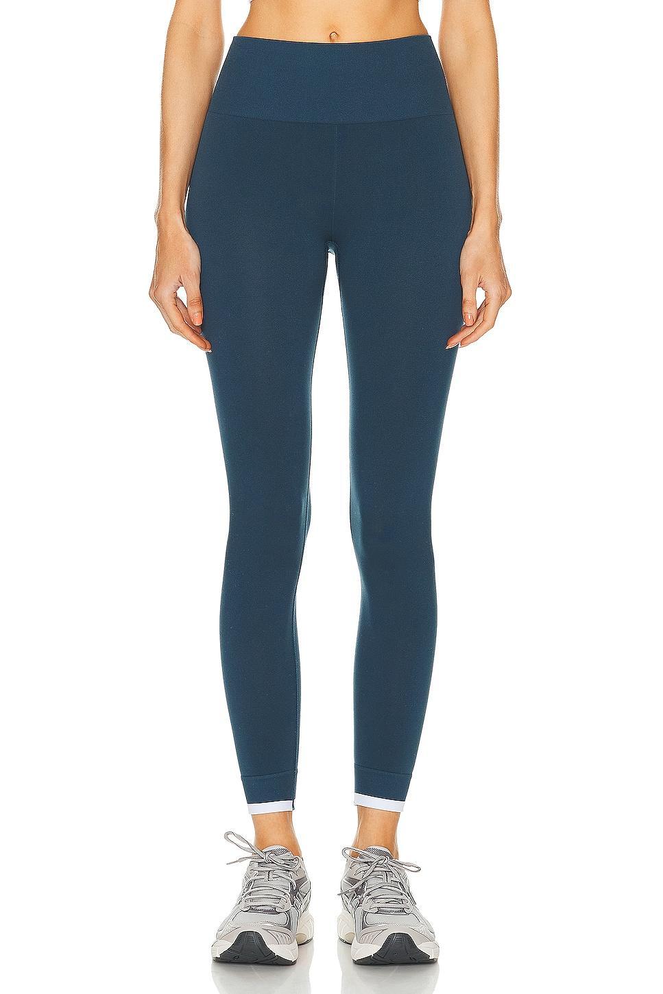 THE UPSIDE Form Seamless 25in Midi Pant Blue. (also in ). Product Image