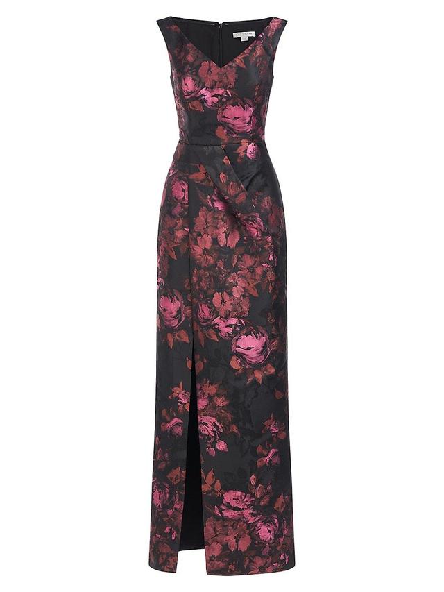 Kay Unger Liana Floral Column Gown Product Image