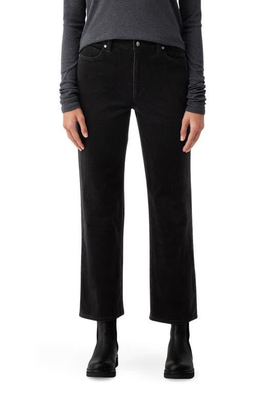 Eileen Fisher Stretch Organic Cotton Velvet High Waisted Corduroy Ankle Jeans Product Image