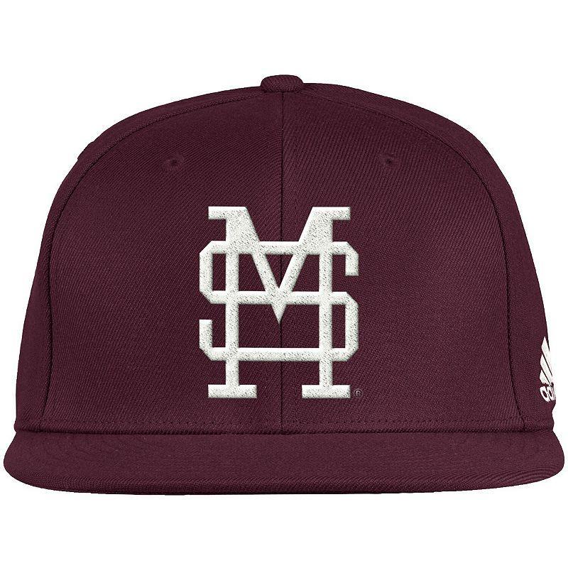 Mens adidas Maroon Mississippi State Bulldogs Team On-Field Baseball Fitted Hat Product Image