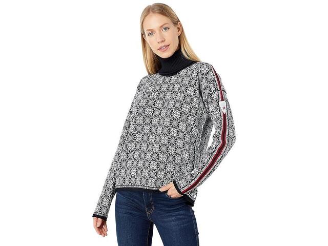 Dale of Norway Frida Sweater (Black/Off-White) Women's Clothing Product Image