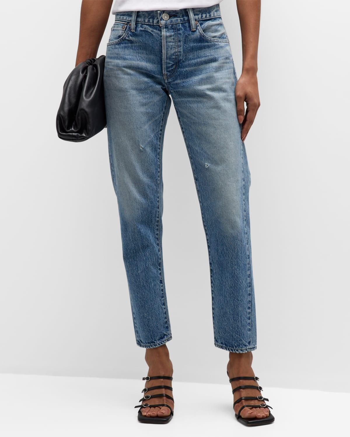 Womens Arden Low-Rise Tapered Jeans product image