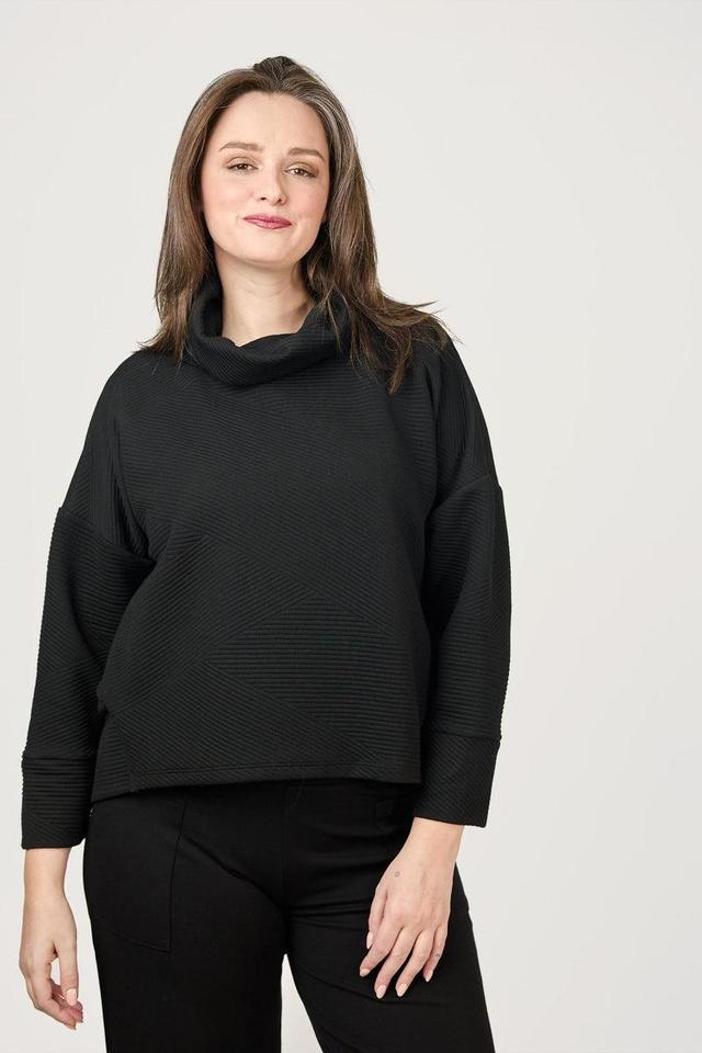 Black Cowl Top Product Image