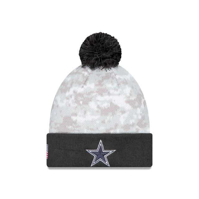 Dallas Cowboys 2024 Salute to Service Pom Knit Hat Male Product Image