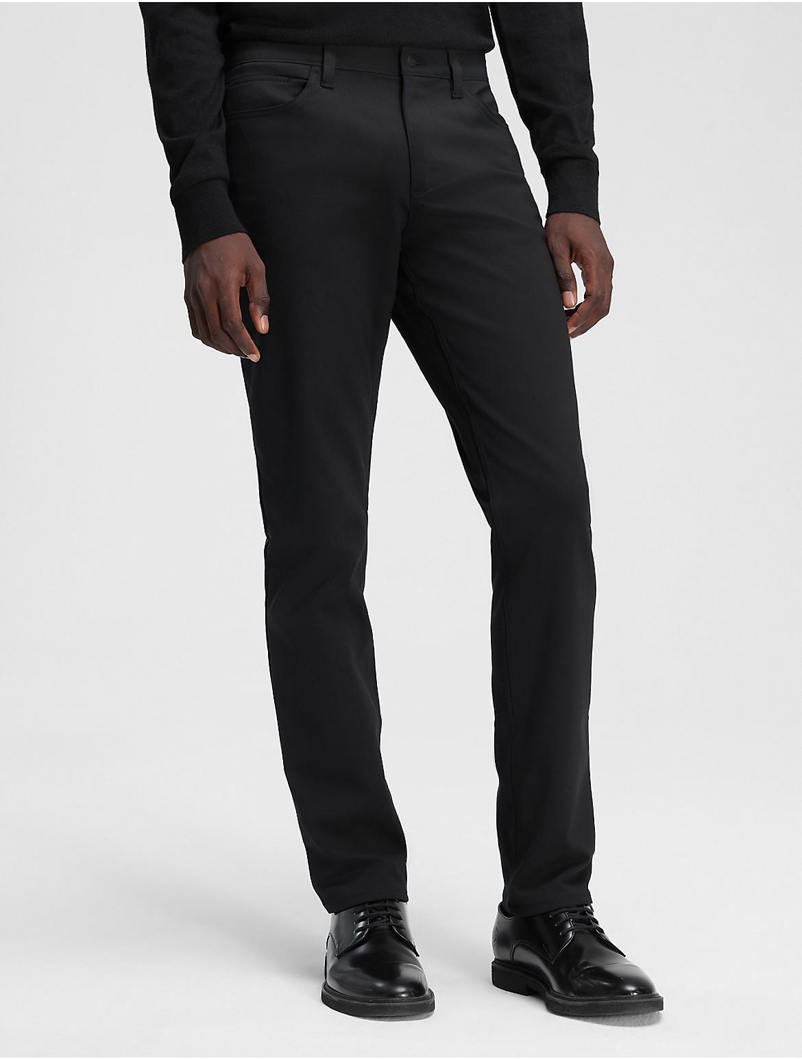 Calvin Klein Mens 5-Pocket Pant - Black - 38W x 34L Product Image