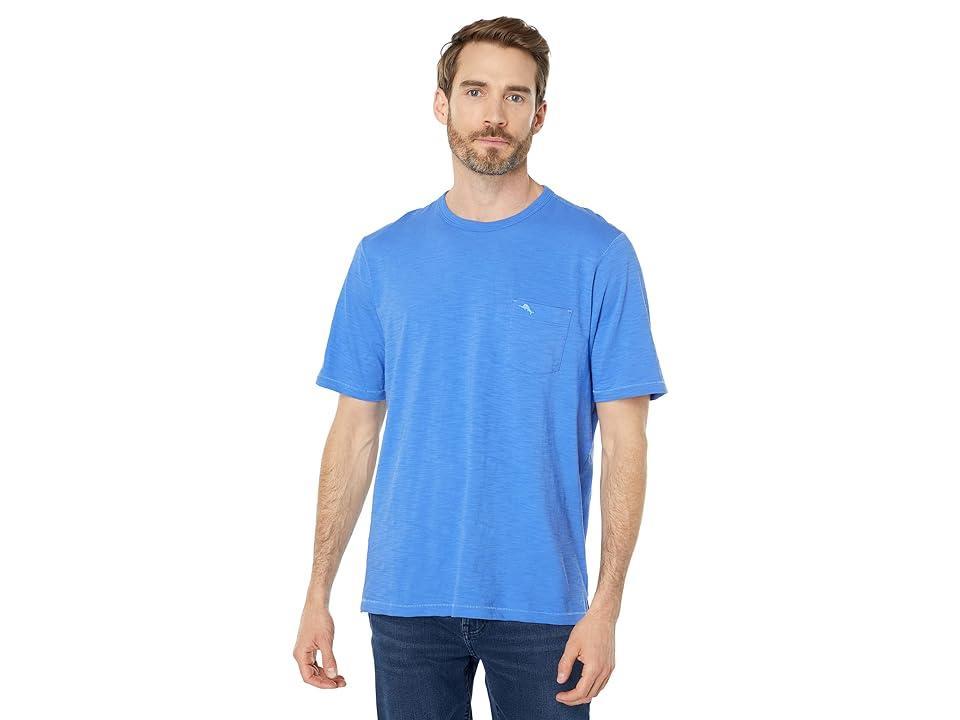 Tommy Bahama Bali Beach Crew Short Sleeve (Blue) Men's Clothing Product Image