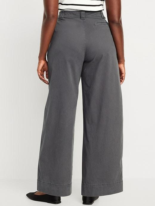 Extra High-Waisted Barrel Wide-Leg Pants Product Image