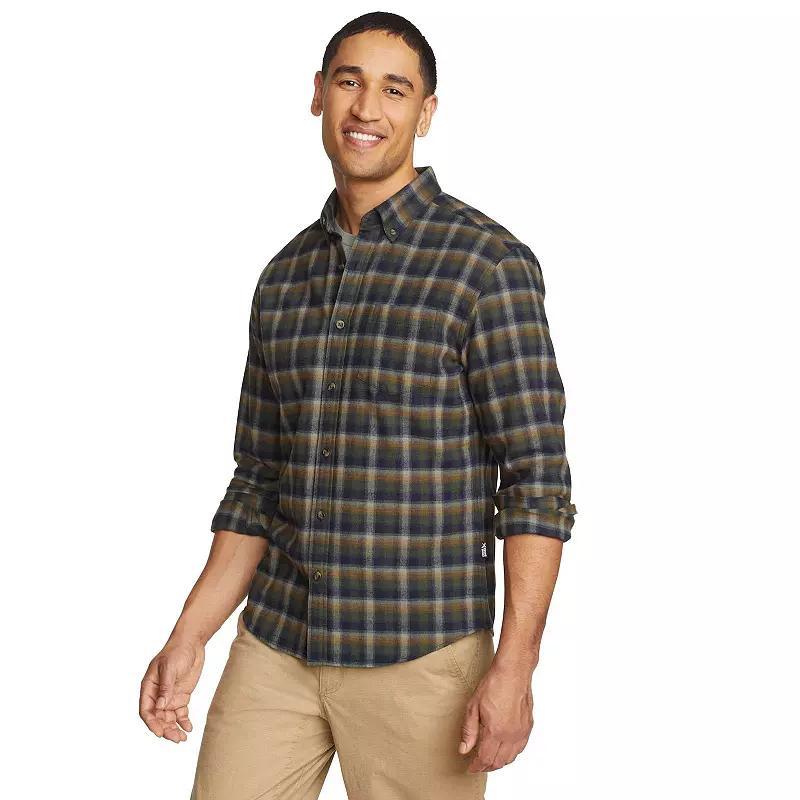 Mens Eddie Bauer Field Flannel Button-Down Shirt Product Image