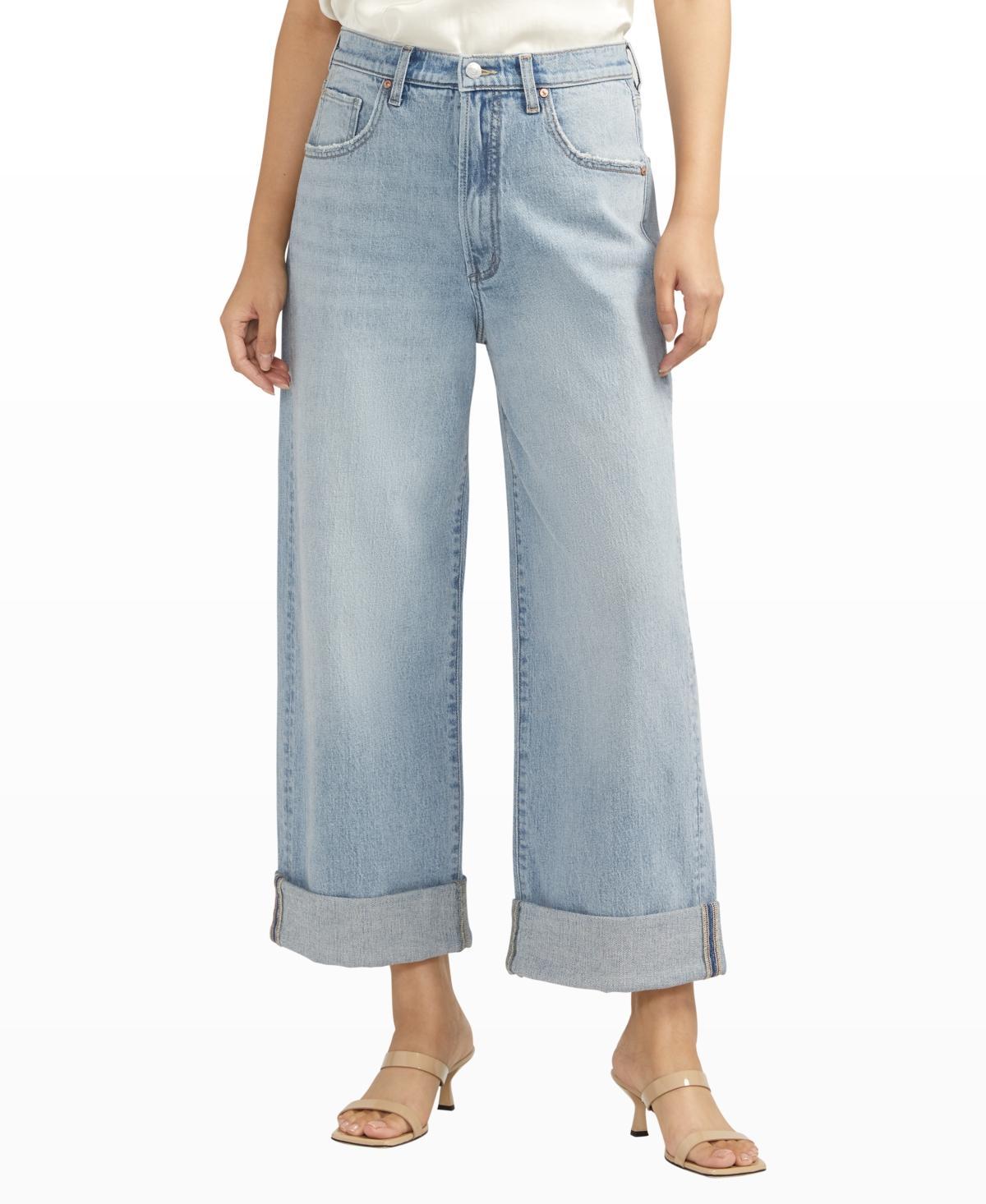 Silver Jeans Co. Baggy Crop Wide Leg Jeans Product Image