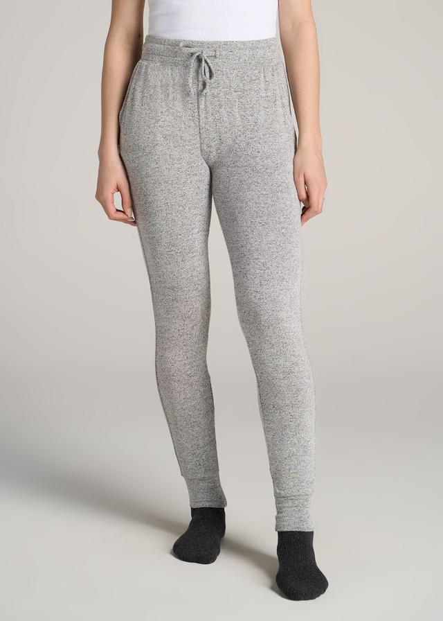 Cozy Lounge Joggers for Tall Women in Grey Mix Product Image