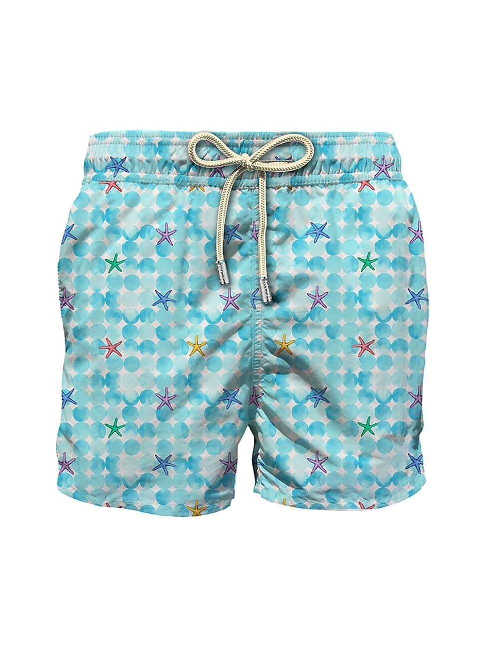 Mens Comfort Light Lobster-Print Swim Shorts Product Image