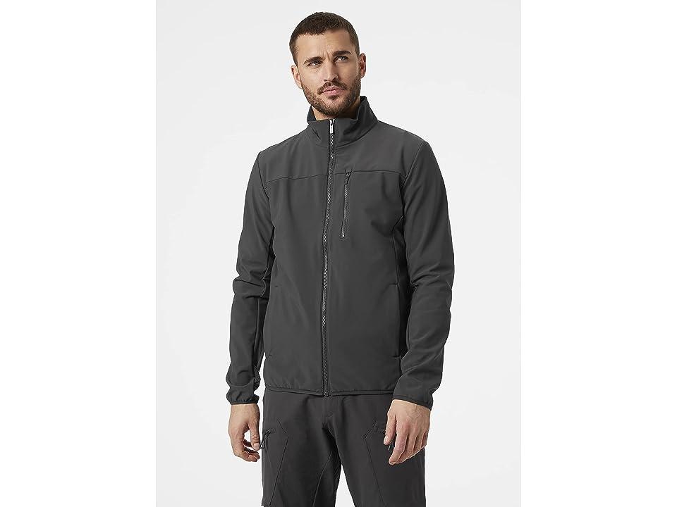 Helly Hansen Crew Softshell Jacket 2.0 (Ebony) Men's Clothing Product Image