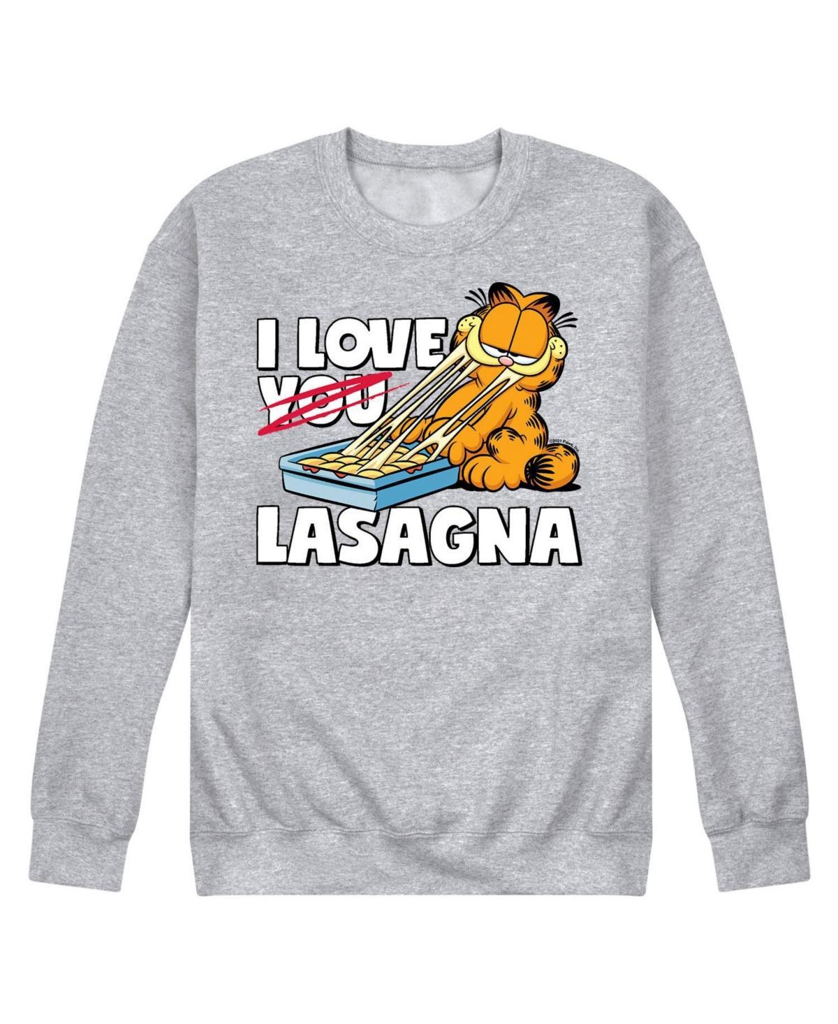 Mens Garfield I Love Lasagna Sweatshirt Product Image