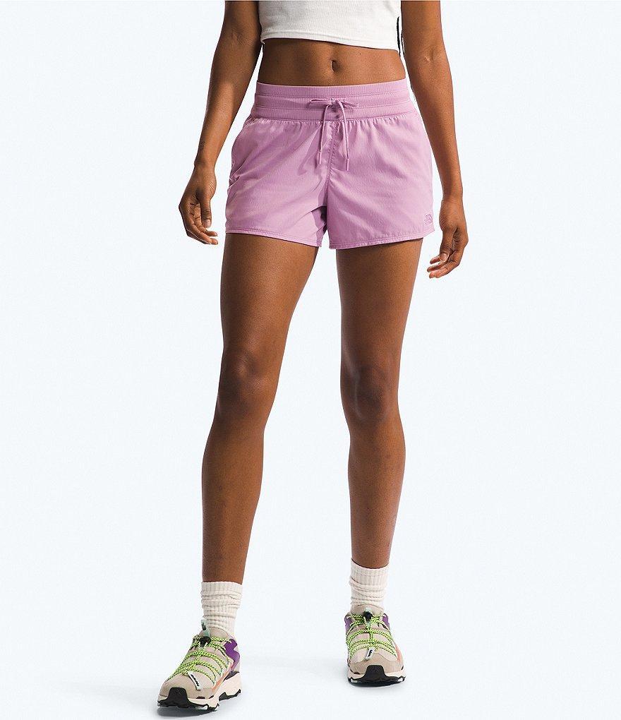 The North Face Aphrodite Herringbone Stretch Woven Wide Elastic Drawstring Waist Pocketed Shorts product image