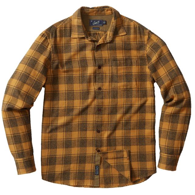 Jaspe Midweight Twill - Spruce Yellow Plaid Product Image