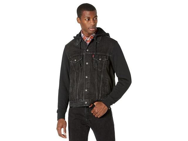 Levis Hybrid Hoodie V Denim Trucker Jacket Product Image