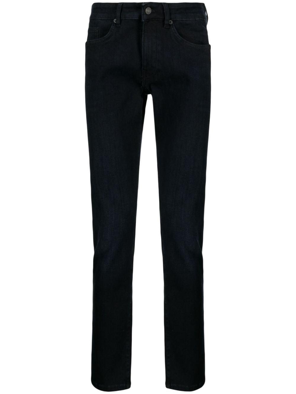 Straight Leg Trousers In Black Product Image