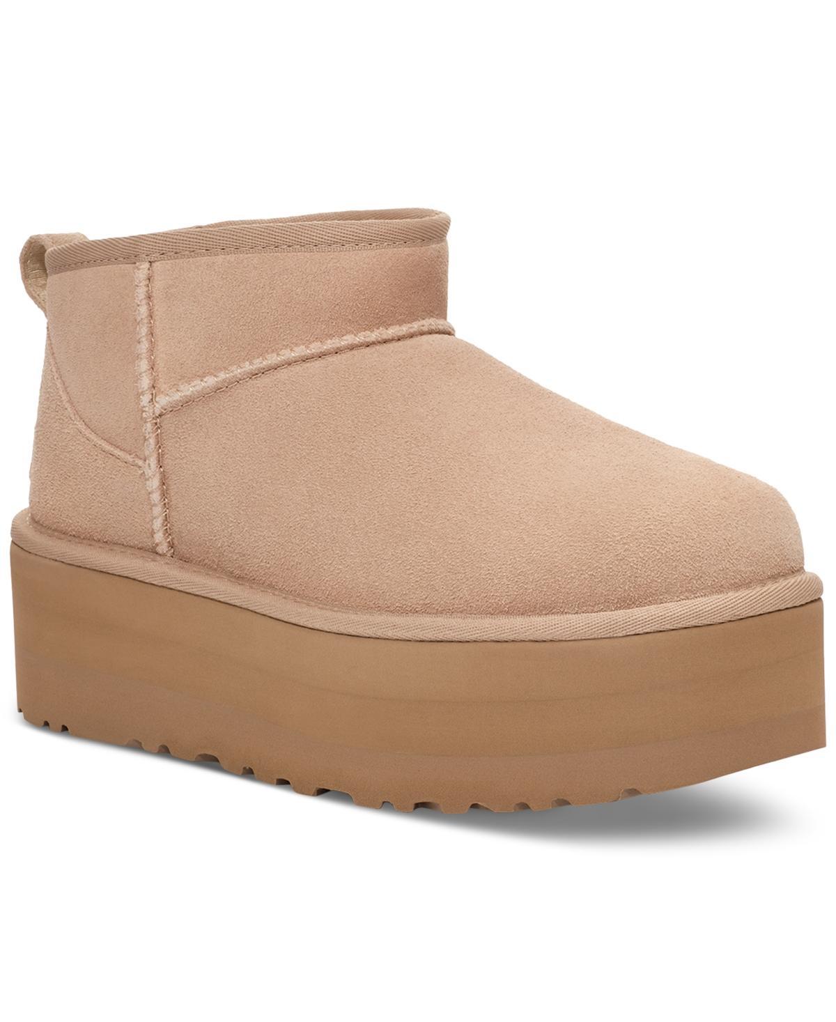 UGG Classic Ultra Mini Platform Suede Booties Product Image