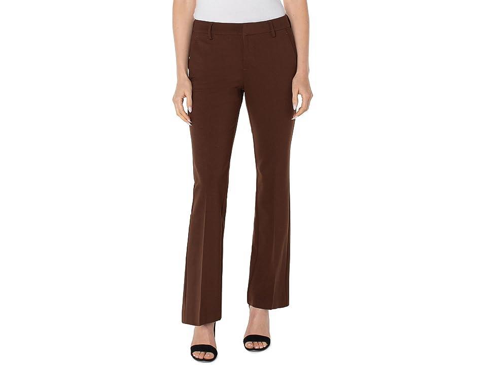 Liverpool Los Angeles Kelsey Flare Trousers (Brownstone) Women's Casual Pants Product Image