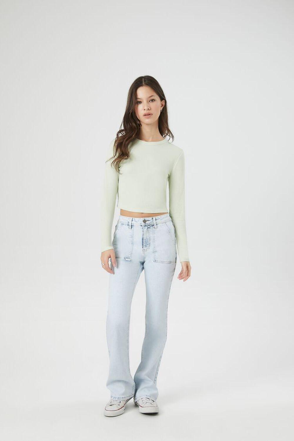 Stretch-Denim Bootcut Jeans | Forever 21 Product Image