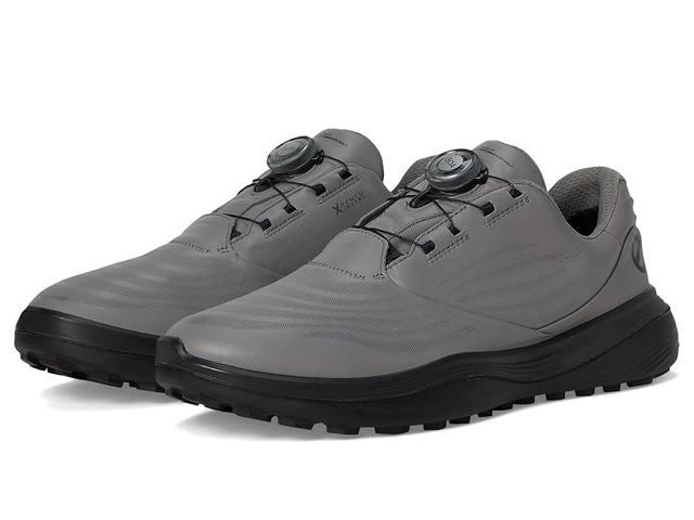 ECCO Golf Lt1 Boa Hybrid Waterproof Golf Shoe (Steel) Men's Golf Shoes Product Image