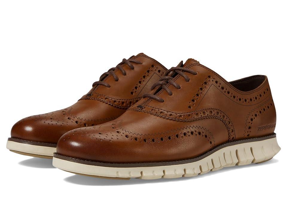 Cole Haan Mens ZERGRAND Leather Wingtip Brogue Oxfords Product Image