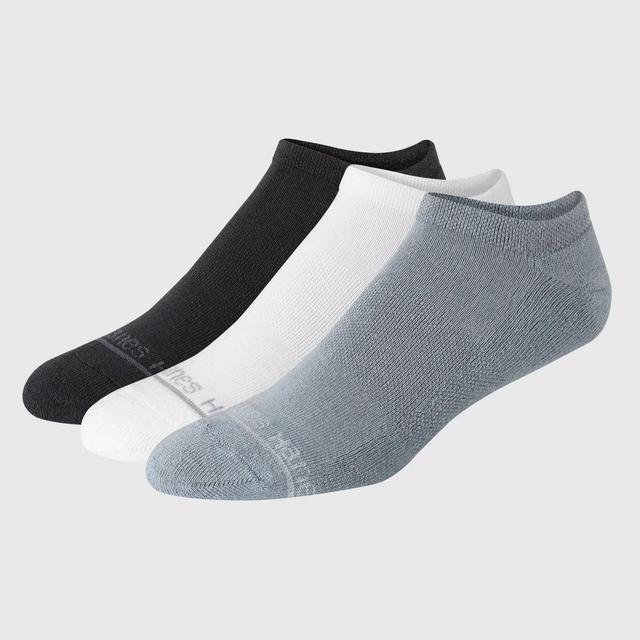 Hanes Originals Premium Mens SuperSoft No Show Socks 3pk 6-12 Product Image