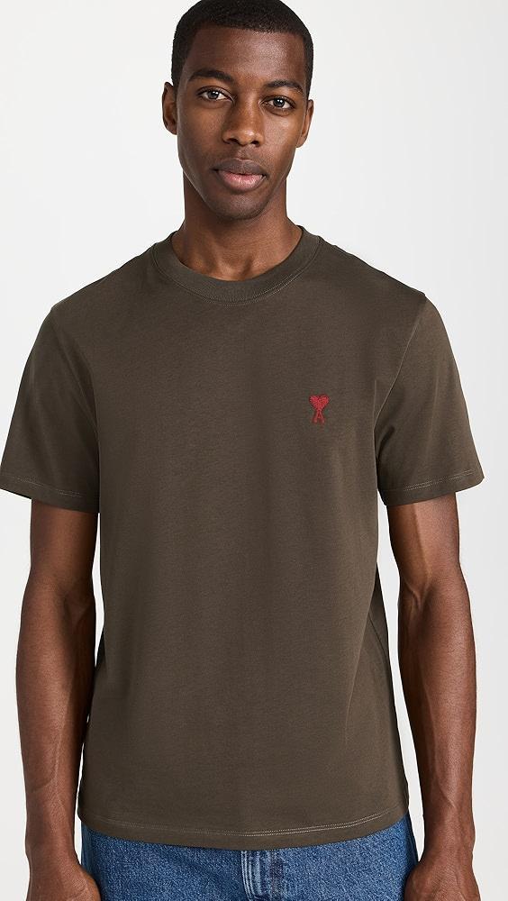 AMI Red Adc Tee Shirt | Shopbop Product Image