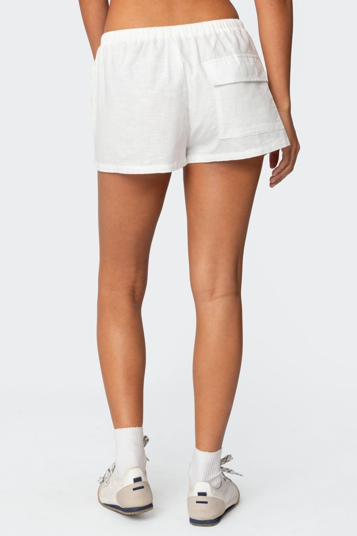 Leslie Linen Look Shorts Product Image