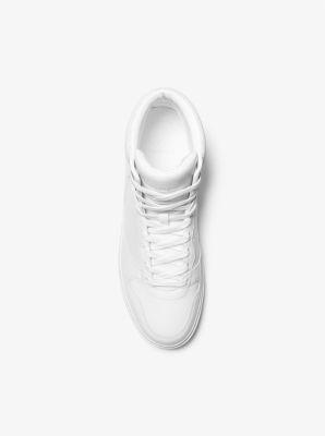 Michael Kors High Top to High-Top based on MWL (Optic White) Men's Shoes Product Image