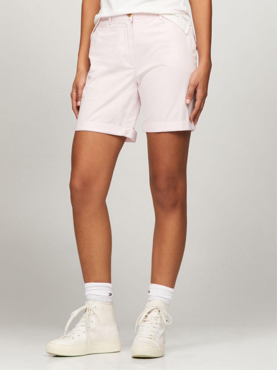 Tommy Hilfiger Women's Solid Stretch Cotton Chino 7" Short Product Image