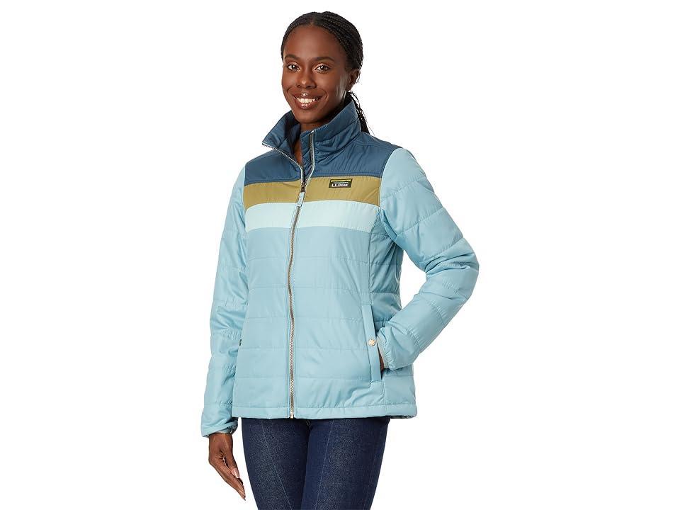 L.L.Bean Womens Mountain Classic Colorblock Puffer Jacket , Small - Womens Ski Outerwear at Academy Sports Product Image