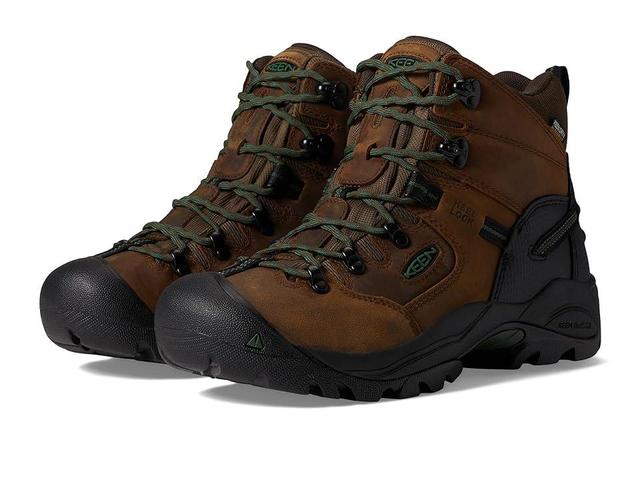 KEEN Utility 6 Pittsburgh Energy WP Soft Toe (Cascade /Greener Pastures) Men's Shoes Product Image