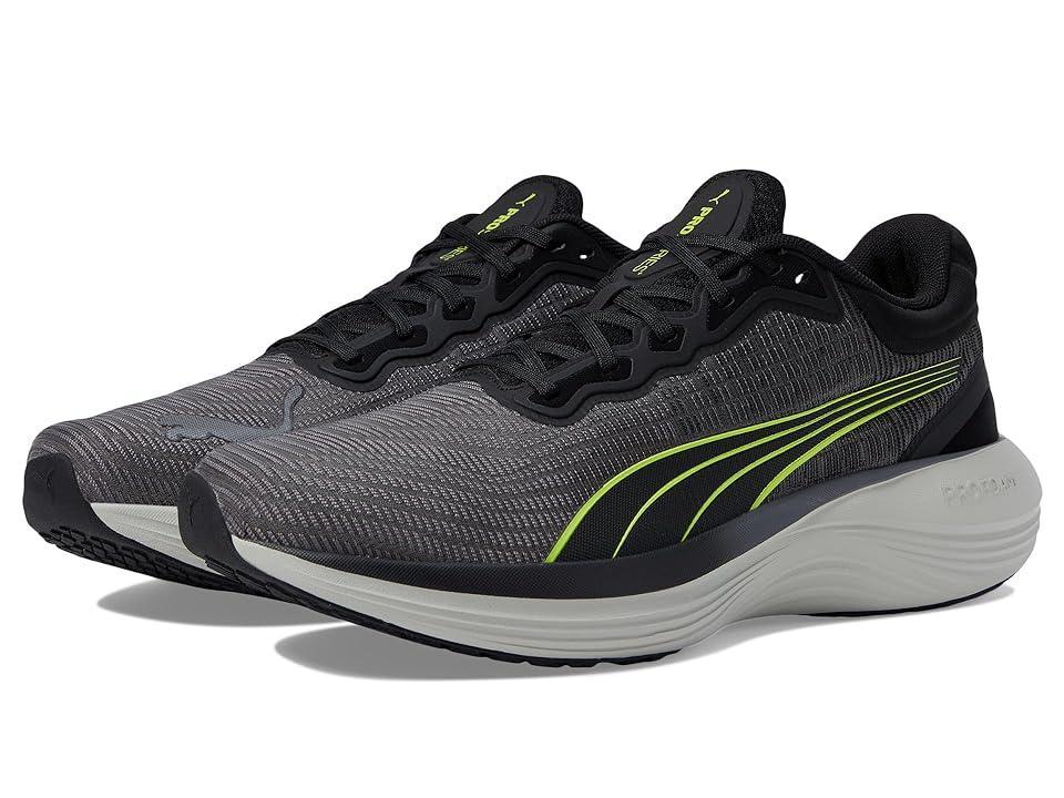 PUMA Scend Pro Ultra (PUMA Black/Lime Pow) Men's Shoes Product Image