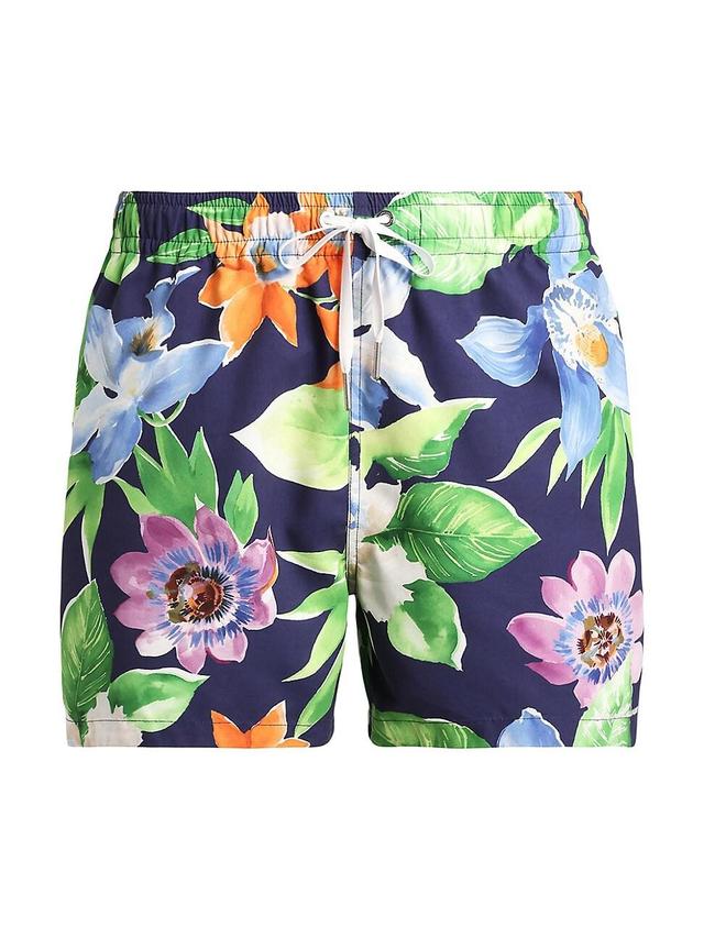 Mens Amalfi Tropical Floral Drawstring Shorts Product Image