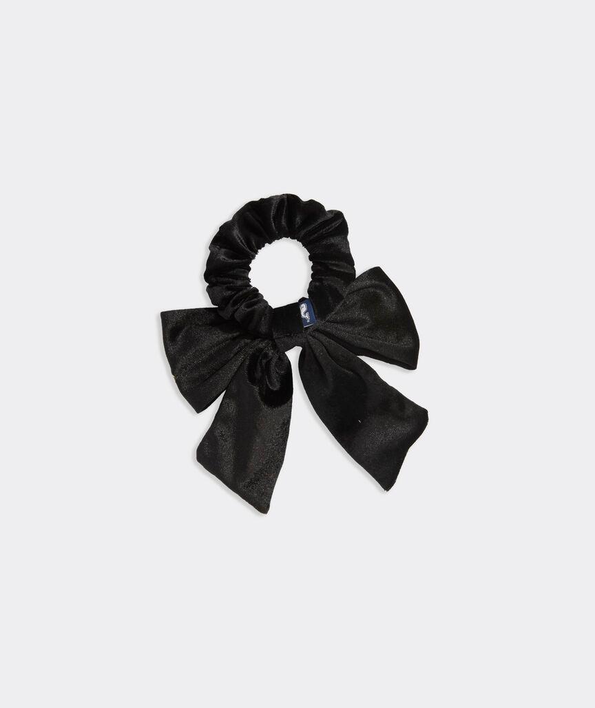 Embroidered Velvet Hair Bow Product Image