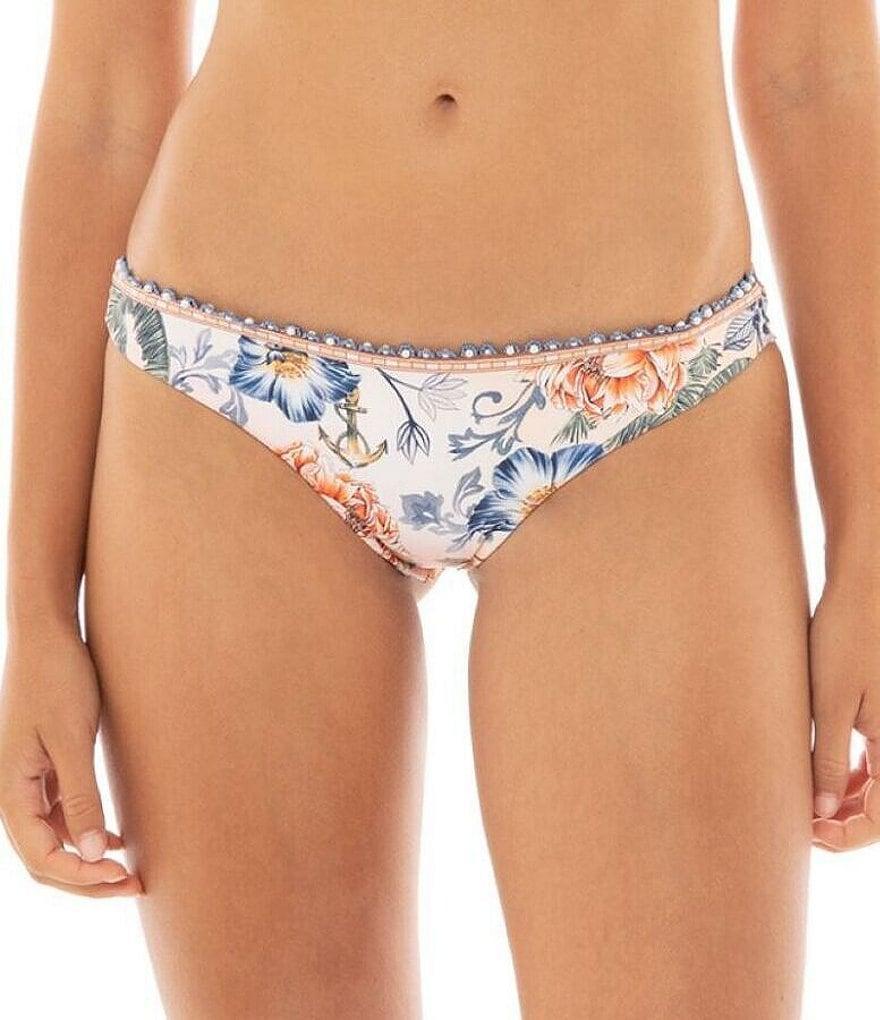 Agua Bendita Lola Kai Print Reversible Cheeky Swim Bottom Product Image