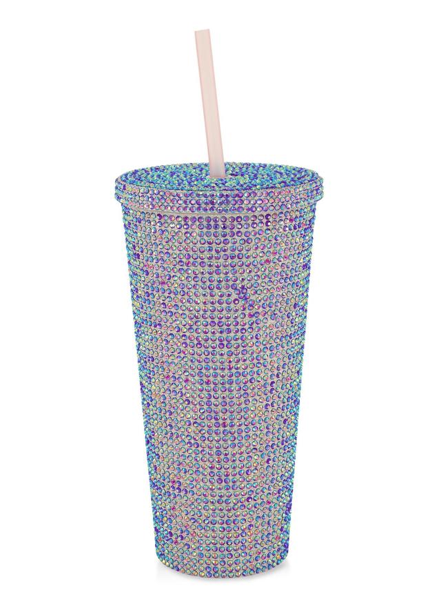 Iridescent Rhinestone 22oz Tumbler Female Product Image