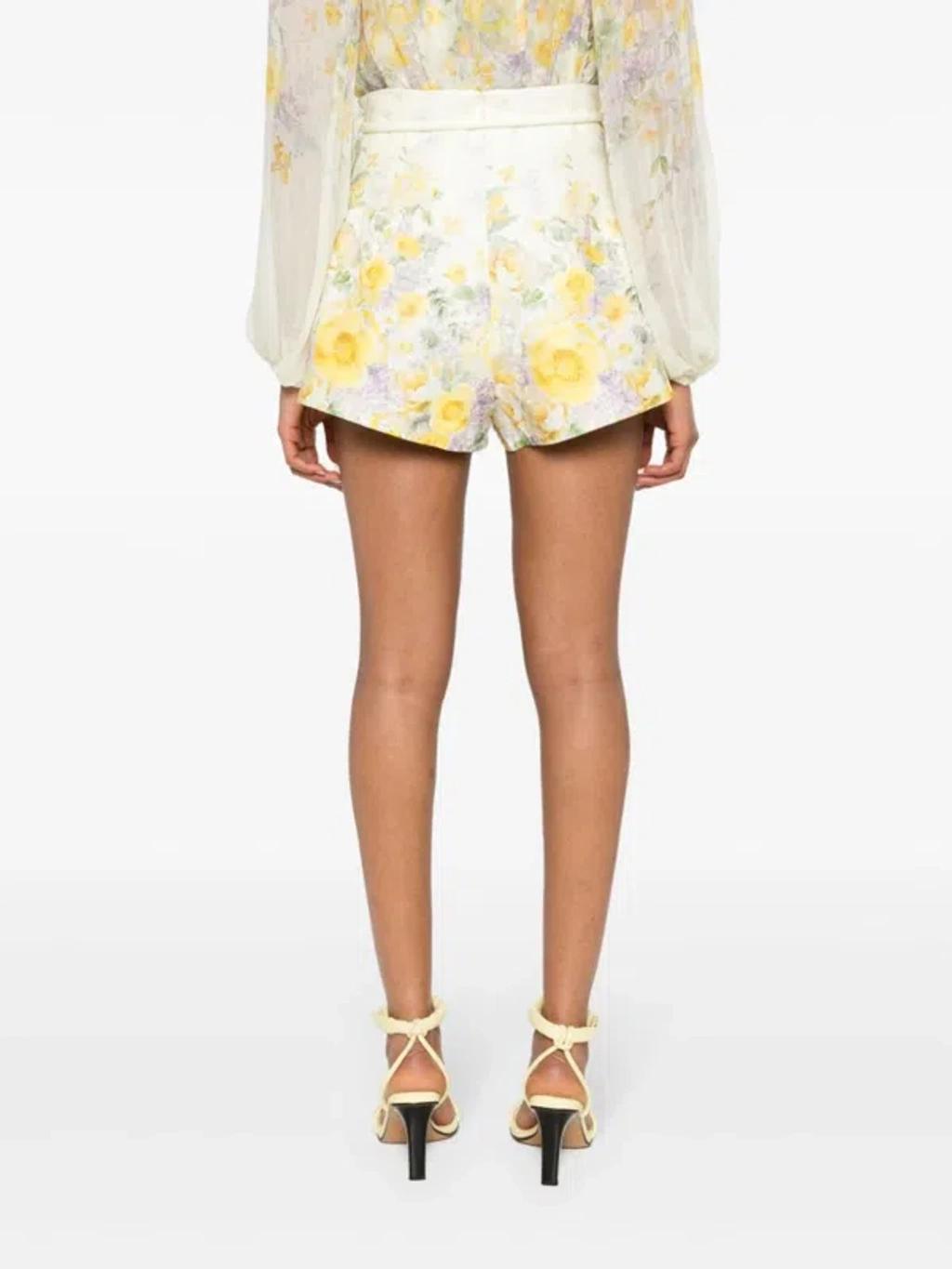 Harmony High-rise Shorts In Citrus Garden Print Product Image