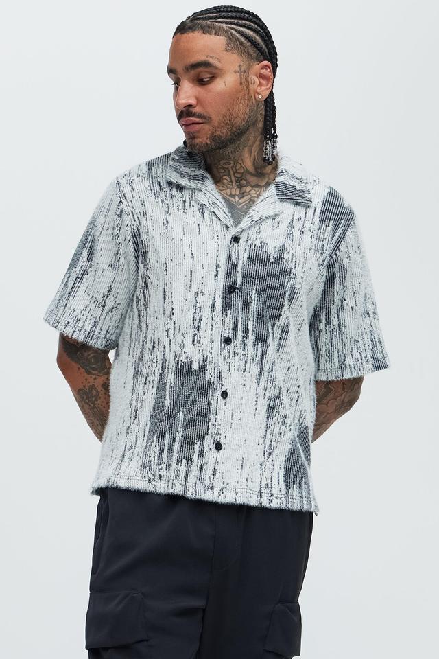 Livin' That Life Mohair Shirt - Black/combo Product Image