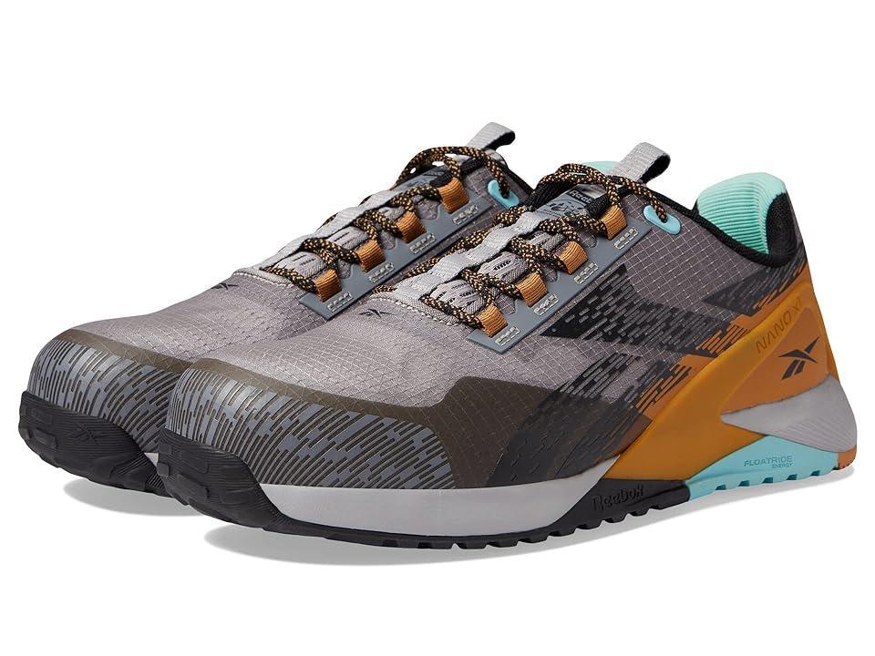 Reebok Work Nano X1 Adventure Work EH Comp Toe (Silver/Grey/Clay/Black) Men's Shoes Product Image