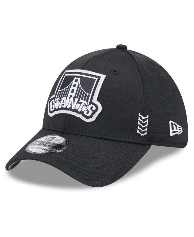 Mens New Era Black San Francisco Giants 2024 Clubhouse 39THIRTY Flex Fit Hat Product Image