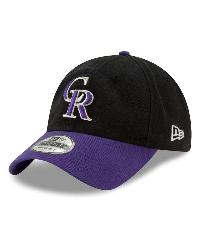 Mens New Era Colorado Rockies Team Replica Core Classic 9TWENTY Adjustable Hat Product Image