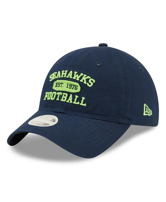 Womens New Era College Seattle Seahawks Formed 9TWENTY Adjustable Hat, Blue Product Image