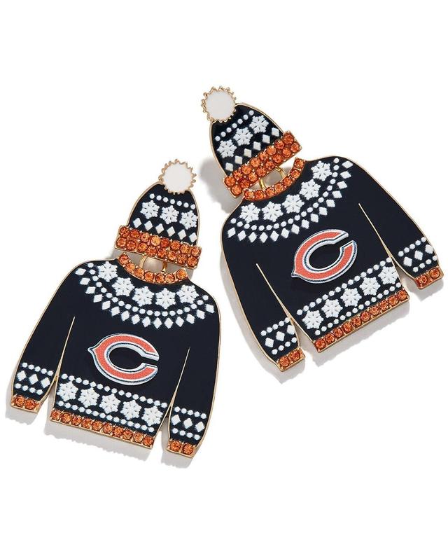 Womens Baublebar Chicago Bears Sweater Earrings Product Image