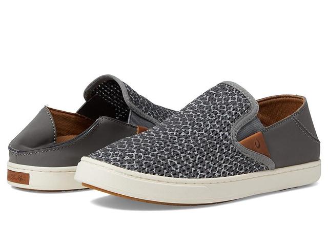 OluKai Pehuea Pa'i (Charcoal/Mo'o) Women's Shoes Product Image