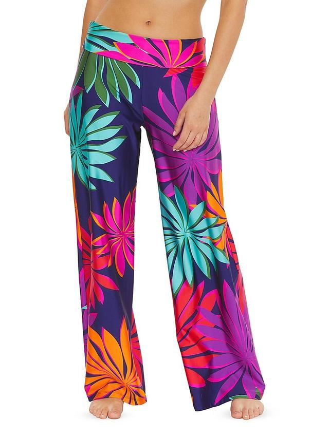 Womens Wailea Printed Wide-Leg Pants Product Image