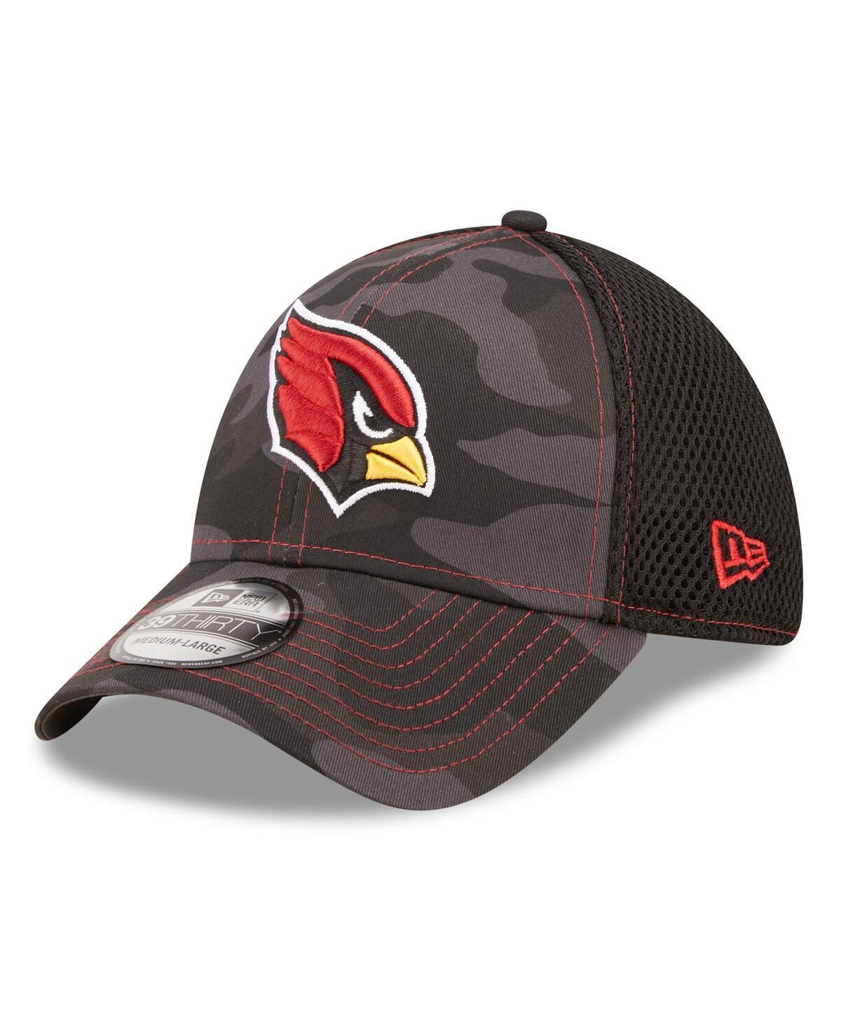 Mens New Era Camo and Black Arizona Cardinals Logo Neo 39THIRTY Flex Hat - Camo Product Image