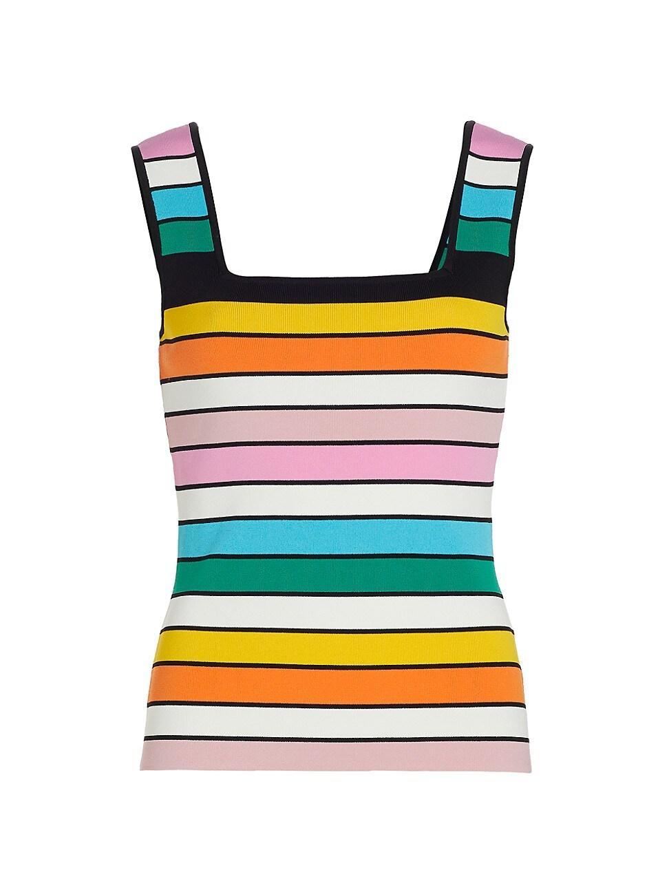 Womens Mylah Striped Knit Tank product image